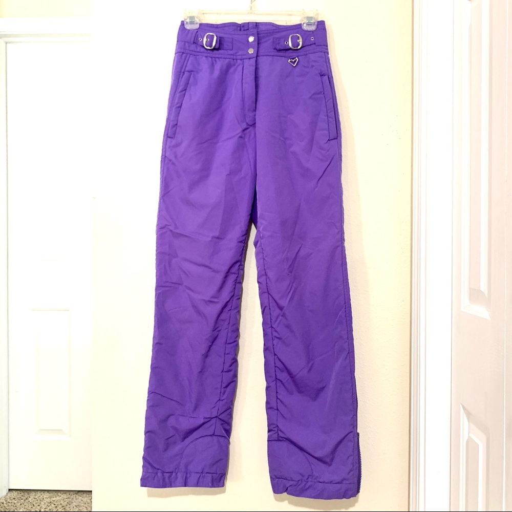 Obermeyer Ski Snow Pants Women’s purple size 4 (insulated)